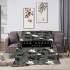 Fashion Logo design Blanket Plush Nap Sofa rug T-Ted B-Baker for Living Room Warm Office Bedroom Birthday Home Travel Kid Gifts
