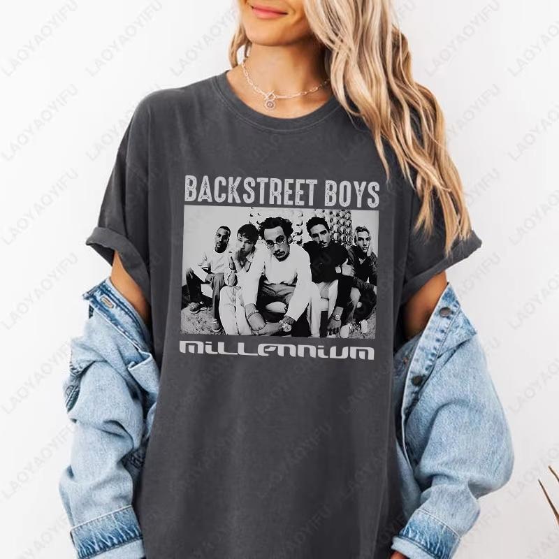 2026 New Backstreet Boys Sphere Tour Portrait Graphic T Shirt 90s American Boy Band Vintage Nostalgia Fan Concert Streetweargift