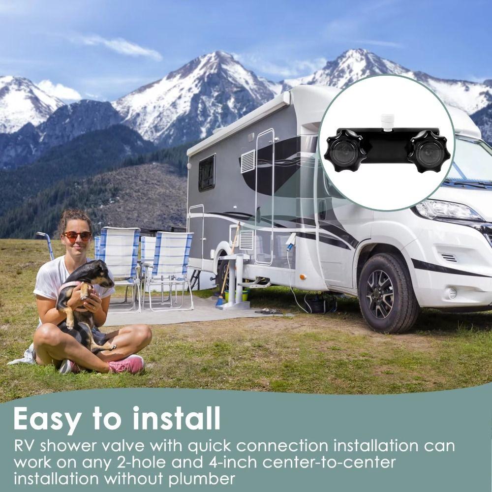 Mixer Valve Shower Box Diverter RV Accessories Shower Accessories Shower Faucet Valve  Motor Home