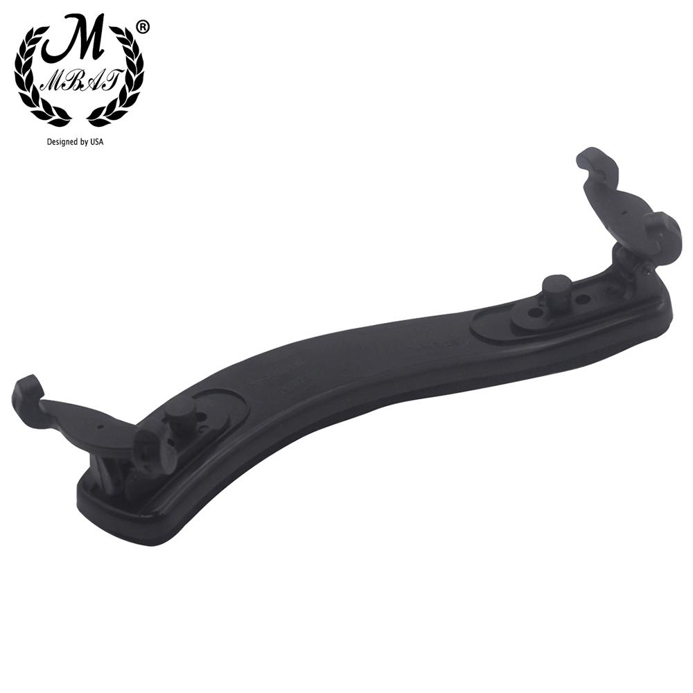M MBAT LN132 3/4 и 4/4 Подбородник для скрипки Регулируемый ABS Черный Универсальный мостик для скрипки Аксессуары для струнных инструментов