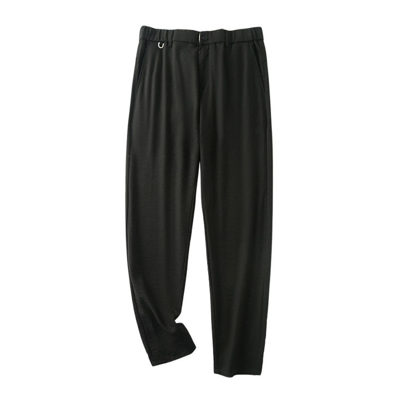 Elastic Ice Silk Draped Pants Men's Summer Thin 2024 New Arrival Straight Men's Pants Export Export Business Casual Pants