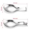 Large Stainless Steel Spoon Holder Heat Resistant Stable Base for Cooking Coffee Table Kitchen