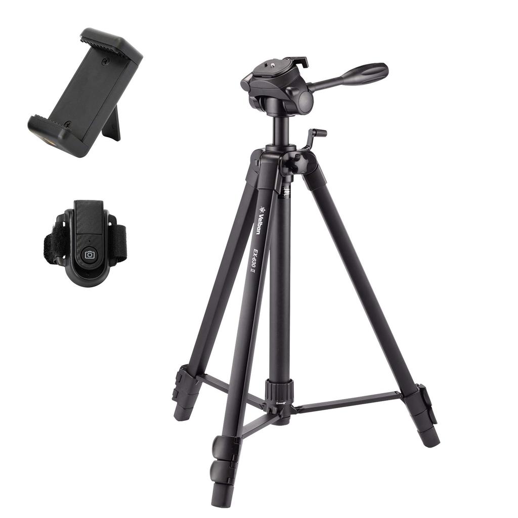 Velbon II AZ Family Lever 168cm 26mm Leg Medium DIN Standard Quick Shoe Aluminum Part Number 017915500570 EX-630 Tripod, 3-Section, Lock, Height,