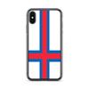 Coque iPhone - iPhone X - Drapeau Îles Féroé - Souple - Multicolore - Design Unique