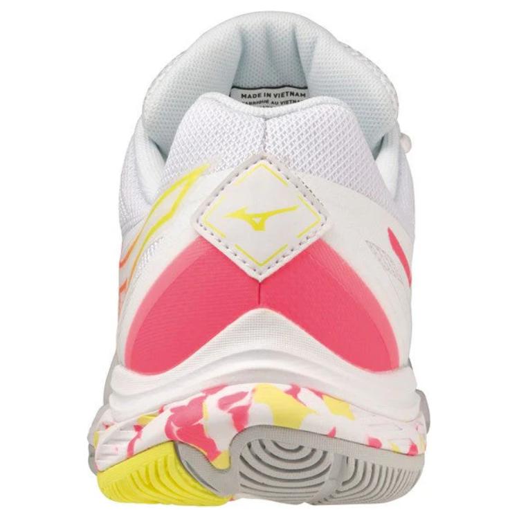 Mizuno Кроссовки для бадминтона Wave Fang 2, амортизирующие, износостойкие, низкие, унисекс, белые 71GA231222