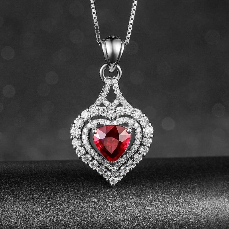 BELLA BOX Роскошный разноцветный кулон в виде сердца с драгоценными камнями, женские свадебные аксессуары для помолвки, блестящее женское ожерелье, вечерние украшения