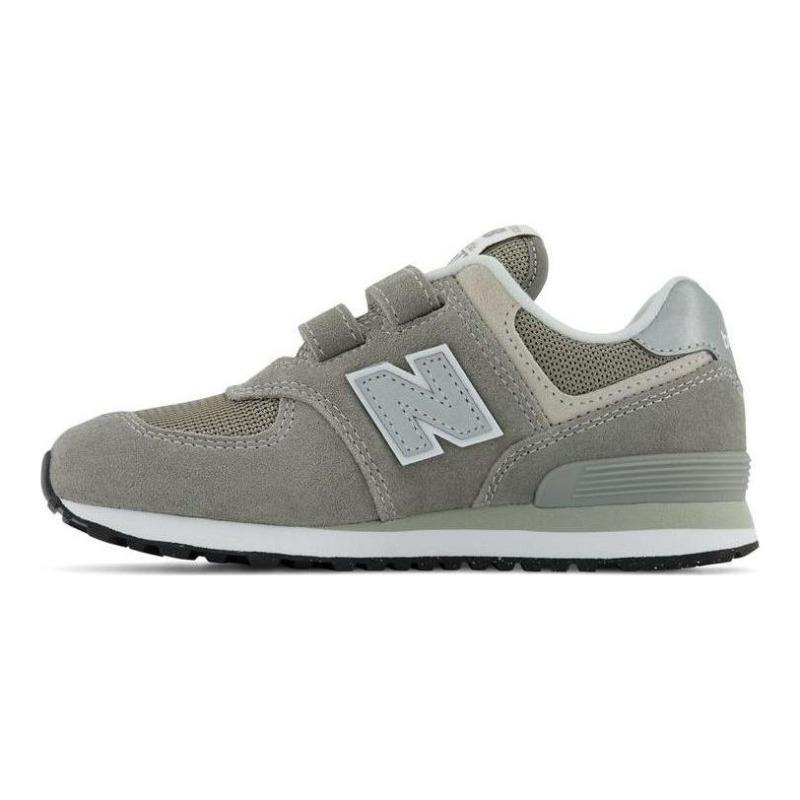 New Balance Детские брюки на липучке 574, серо-белые, PV574EVG