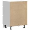 Porto Kitchen Base Cabinet Black Particleboard