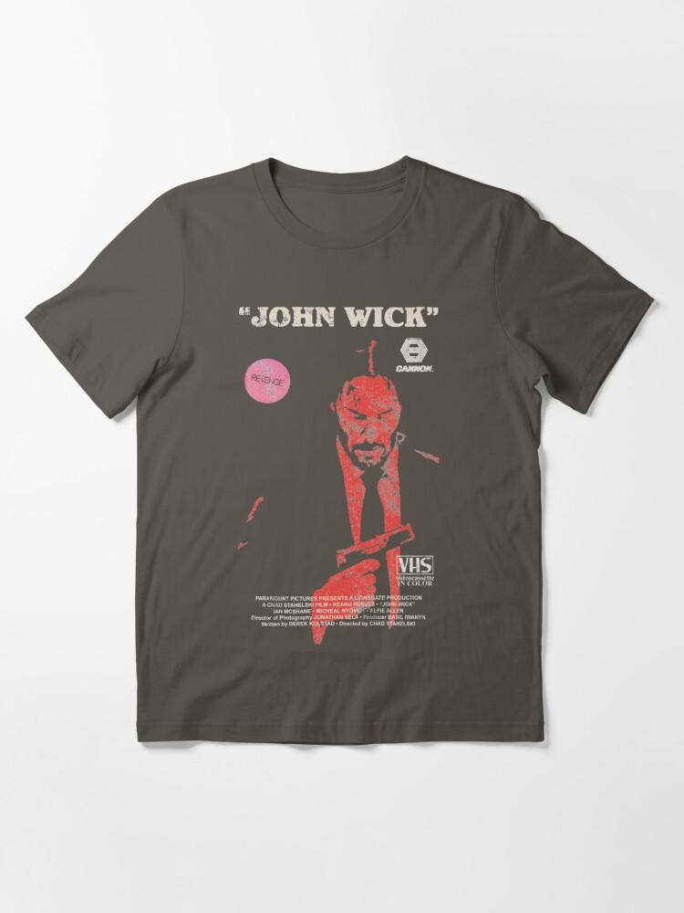 John Wick John Wick VHS T-shirt essentiel E Essential T-Shirt