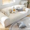 Summer Cotton Sofa Cushion Pastoral All-season Non-slip Cushion Simple Modern Leather Sofa Cover Seat Cushion Cover