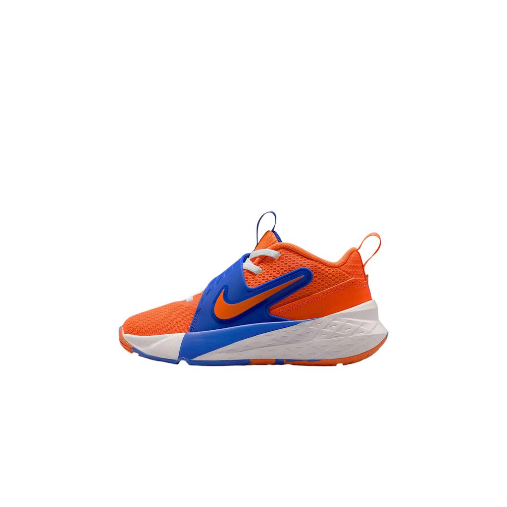 Nike Детские баскетбольные кроссовки Team Hustle D 12 с сетчатой амортизацией, низкие, цвет Голландский оранжевый, HF6280-800