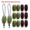 30pcs Carp Fishing Accessories Pole Elastic Dacron Connectors For Solid And Hollow Elastics Carp Coarse Stop Bead Fishing Tackle