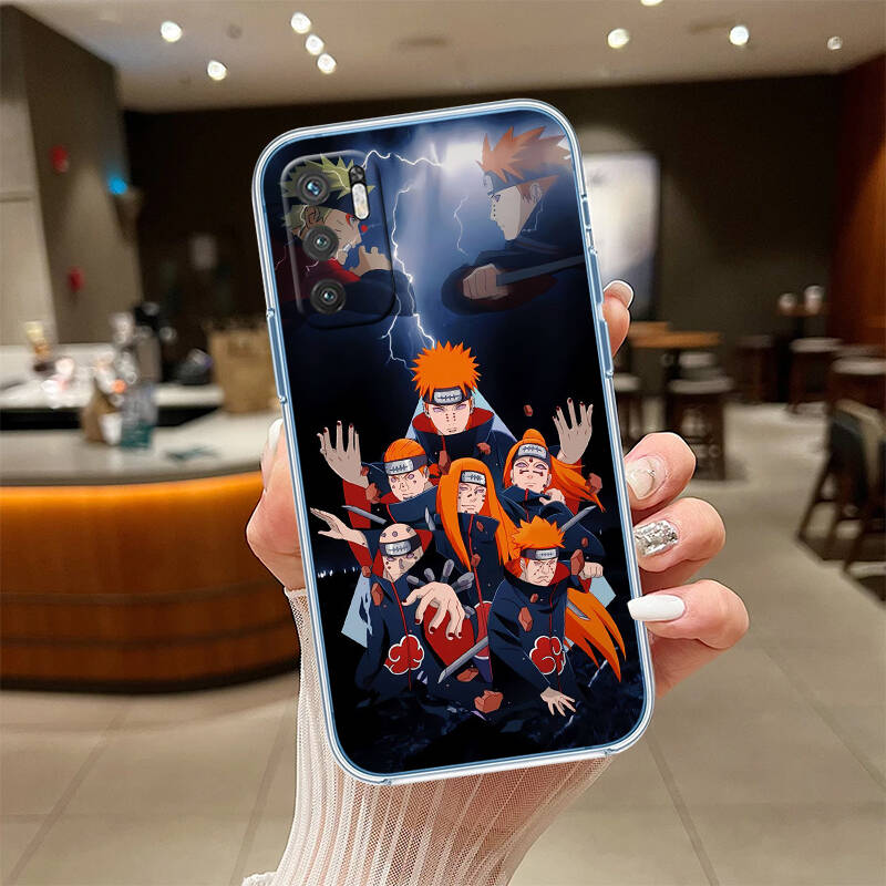 Anime Naruto Akatsuki Case for Motorola E7 E22 E20 E13 E15 E22S E30 E40 G10 G20 G04 G22 G23 G05 G75 G35 G55 G6 G7 G8 G9 Plus Power Play