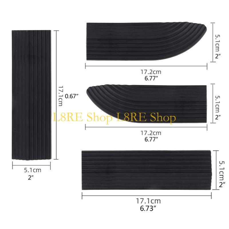 L8RE Door Sill Strip Set for Vacuum Robot Cleaner Good Anti-skid Effect Driveway