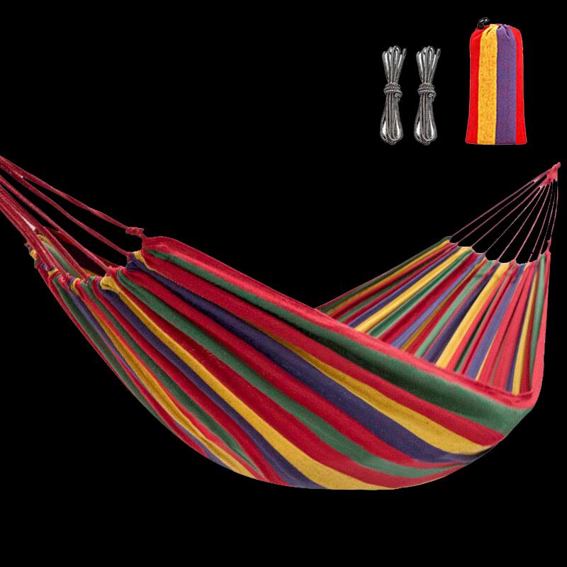 Meihuojia Outdoor Anti-Tip Canvas Hammock