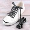 Casual Small White Shoe Shoe Lace Alphabet LACES Flat Shoelaces Letter Printed Printing Personality 1 Pair
