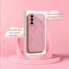 Тонкий узор ткани Мадам розовый Стекло Чехол для телефона для Samsung Galaxy S26 S25 S24 S23 S22 S21 FE Ultra Plus Ударопрочный Женский