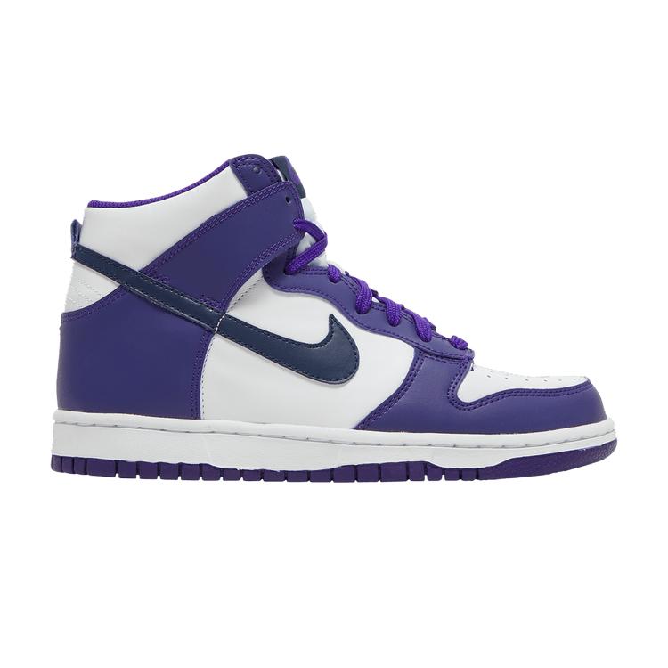 Nike Dunk High Electro Purple Midnight Navy (GS)