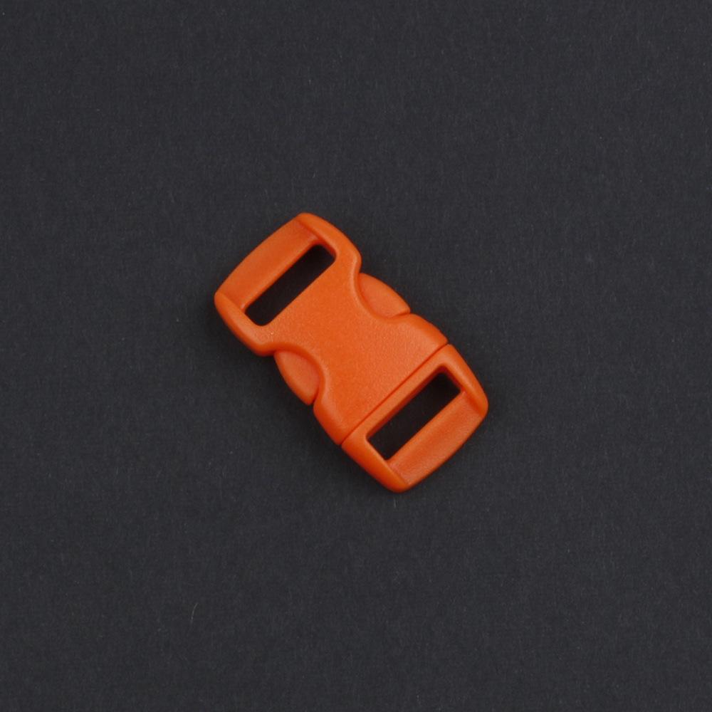 DIY Plastic Bracele Parachute 10mm 3/8" Side Release Buckle Outdoor Camp Paracord Webbing Strap