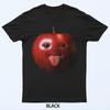 Funny Silly Ai Apple Gen Z Meme Brainrot Humor Tongue Out T-Shirt