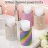 Sparkling Press Type Storage Bottle Creative Nail Polish Remover Container  Manicure Tools