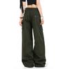 OREETA American Vintage Straight Leg Work Pants Unisex Casual Loose Trousers