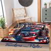 Peterbilt Heavy Trucks Customize Text Carpet Suitable for Playrooms Hallway Living Rooms Study room Antislip Carpet Office home decor