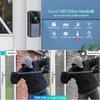 Дверной звонок с Wi-Fi, умный дом, 720P HD, беспроводной телефон, дверной звонок, камера безопасности, видеодомофон, ИК-ночное видение