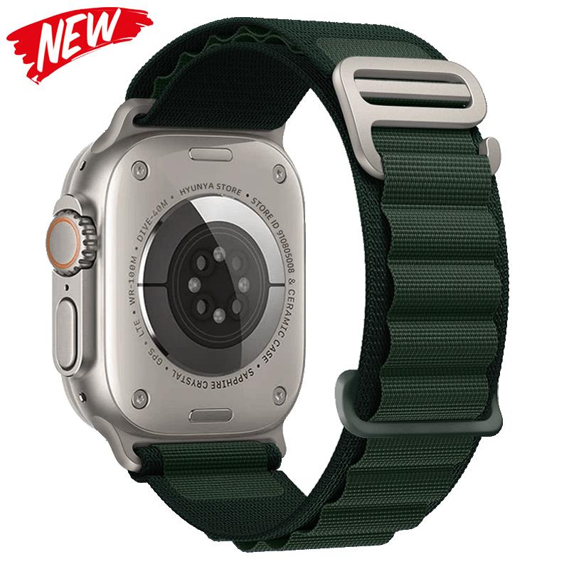 Альпийские ремешки для ремешков часов iWatch Серии 10 11 46мм 9 8 7 SE Ultra 2 3 49мм 44мм 45мм 40мм 41мм 42мм Браслет для часов