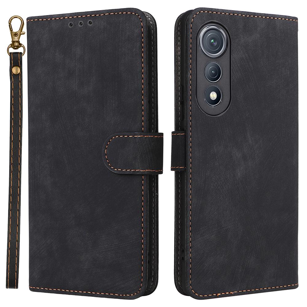 For TECNO Pova Curve 5G LJ8k Case Wallet RFID Blocking PU Leather Phone Cover Stand with Strap