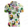 Men's Golf Shirt Polo T-Shirt Sports Clothing Short-sleeved Top Breathable