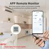 Tuya Zigbee 3.0 Датчик температуры и влажности Удаленное управление через приложение Термометр через Smart Life Для умного дома Работает с Яндекс Алисой