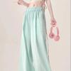 Pants Ice Silk Pants Wide Leg High Waist Casual Fashion Summer Women Black Korean Fashion Pant Women Trousers