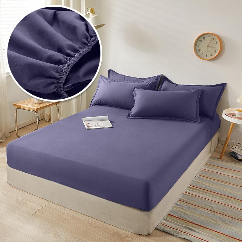 Простыня на резинке из хлопка с резинками, нескользящие, регулируемые чехлы для матрасов для односпальной, двуспальной, двуспальной кровати, покрывало 140/160/200 см