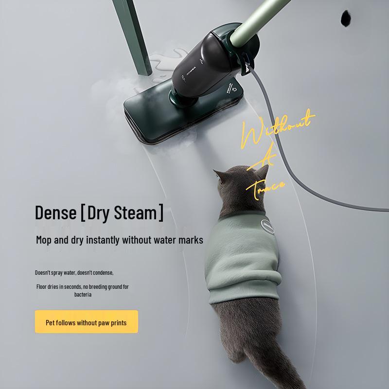 Корейская паровая швабра высокой мощности 1500 Вт со шнуром 5 м - Ручная очистка от пыли