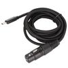 Low Noise Type C Microphone Audio Cable Plug and Play USB Mic Recording Cable  Studio Recording