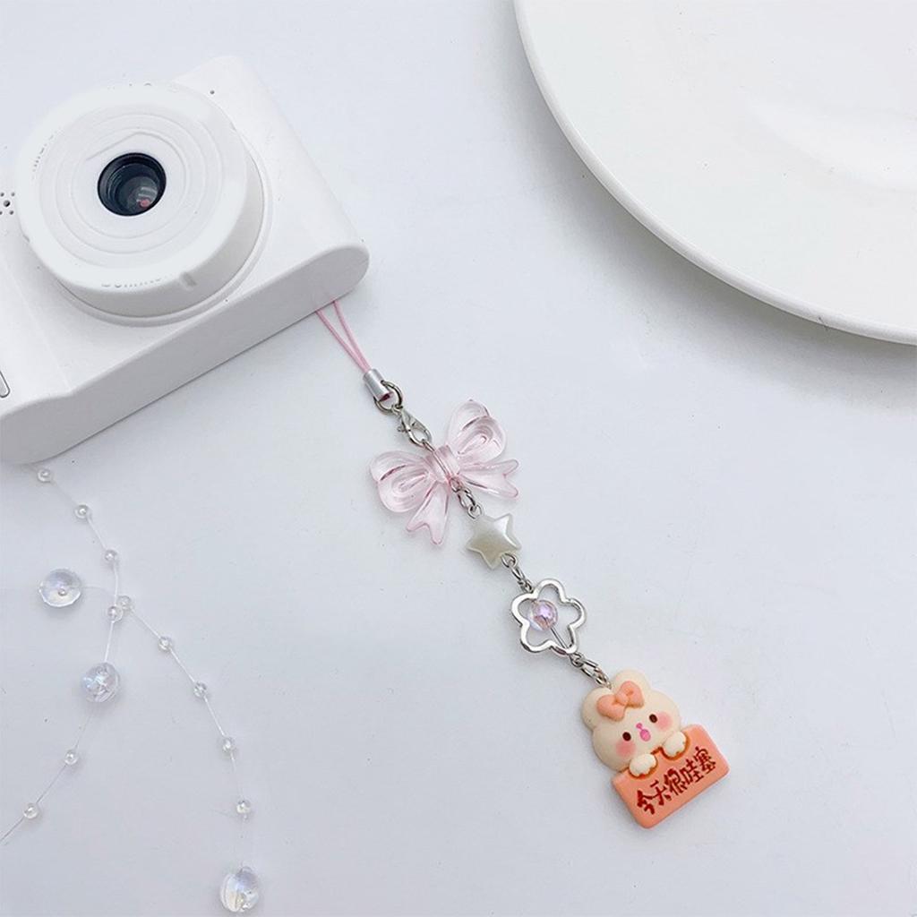 Бантик Подвеска Сердце Ремешок для Мобильного Телефона Цепочка для Телефона Съемный Бисером Шнурок для Телефона Ручной Работы Брелоки для Кошелька Сумки