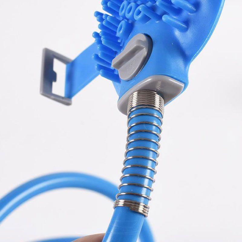 Насадка для душа для домашних животных, силиконовый массажный инструмент, подходит для использования в помещении и на открытом воздухе, многофункциональная насадка для душа для кошек и собак, массаж