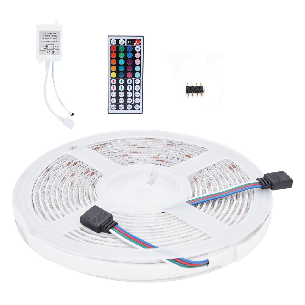 Пульт дистанционного управления для светодиодной ленты длиной 16,4 фута 44?Ключ Регулируемый 5050 300 светодиодов RGBW Водонепроницаемый тросовый светильникСША