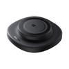 Foldable 15W inductive charger with 20W wall charger and USB-C cable - black