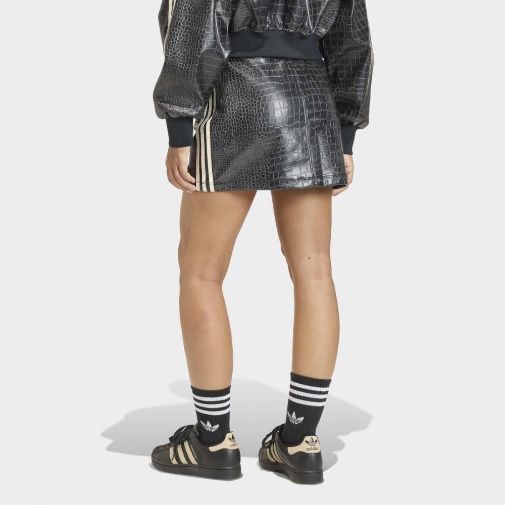 AdidaS Women S Faux Leather Button cloSure Skirt Ke5034