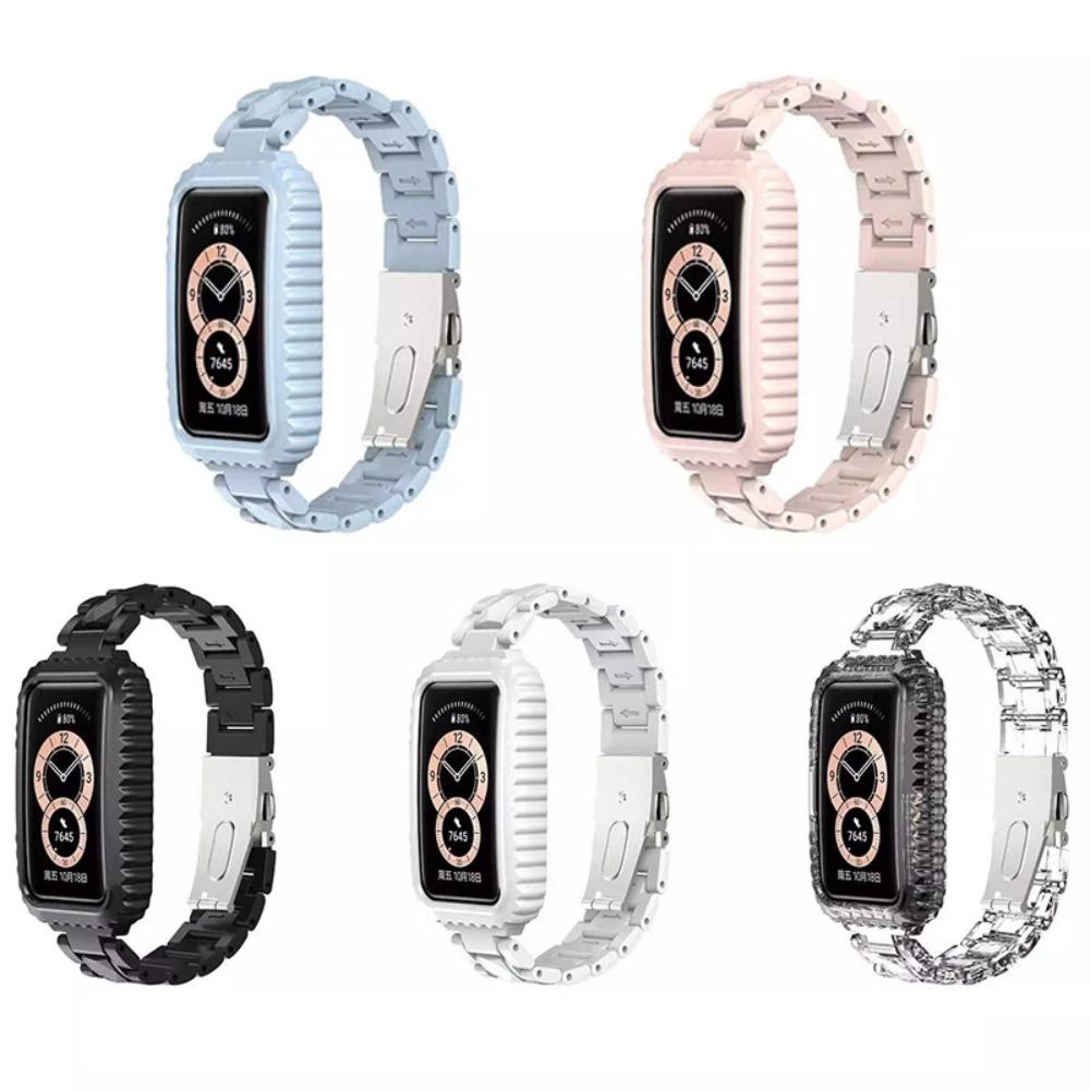 Чехол из ТПУ, ремешок для часов, браслет для Huawei Band 9/8/7/6, аксессуары для умных часов