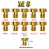 Pack of 10pcs Carburetor Main Jet M4 M5 5mm 6mm Thread for DellOrto BGM Motoforce Carburetor Injector Nozzle Size 40-205