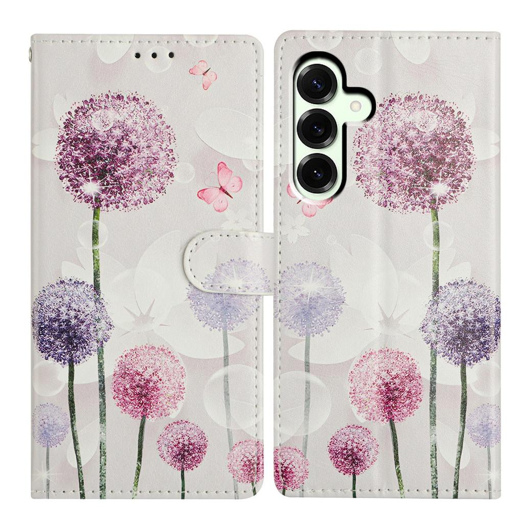For Samsung Galaxy A17 5G/A17 4G/A26 5G Case Pattern Printing Wallet Stand Flip Leather Phone Cover with Strap