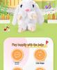 Electric Singing and Dancing Rabbit - Baby Soothing Toy with Recording and Speaking Functions