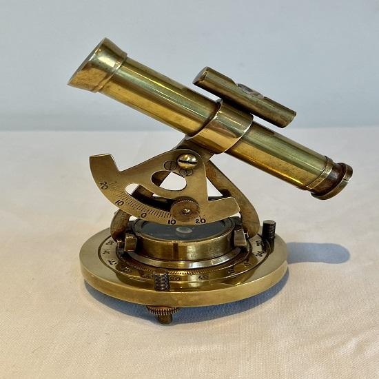 Настольный телескоп из золотой латуни в винтажном стиле, подарок для парусного спорта с компасом и секстоном, подарок для гаджета