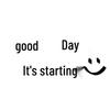 Reflective Cartoon Car Sticker - 'Have a Nice Day' Waterproof Rear Windshield Decal
