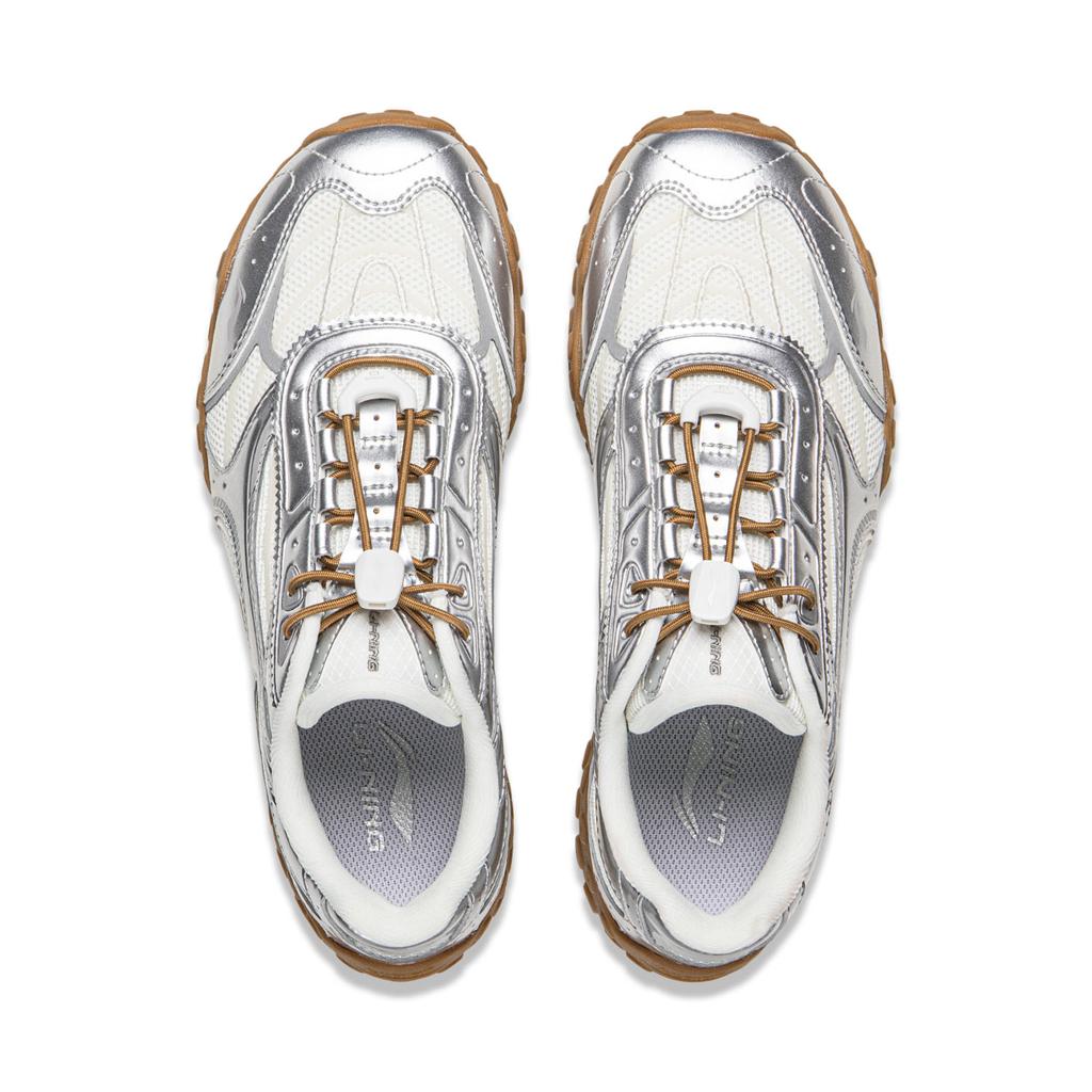 Li Ning Film Dancing Low top Casual Shoes Women's Silver White AGLW074-5