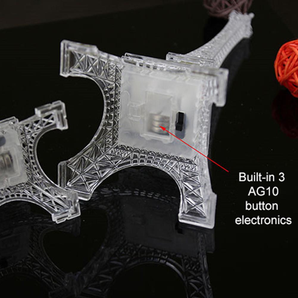 Мини-башня светодиодная Эйфелева лампа меняющего цвета для дома, спальни, вечеринки, ночная лампа, декор