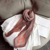 Korean Pleated Thin Scarf for Women's Sunscreen Shawl for Two-purpose Autumn and Winter Scarf for Spring New Style Gauze Scarf for Fashion